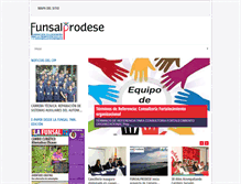 Tablet Screenshot of funsalprodese.org.sv